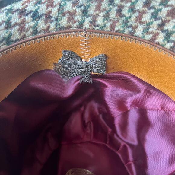 Lock And Co Made For Brook Brothers Houndstooth Hat - Picture 6 of 10